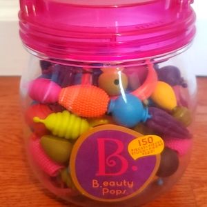 B.eauty Pops Jewelry Maker, Snap Bead Jewelry.Used...100+ pieces!!